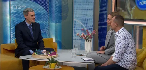 Primář MUDr. Martin Holinka byl hostem České televize v pořadu Dobré ráno - červen 2025